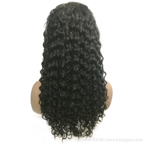 180% 13 By 6  30 Inch Water Wave Glueless Hd Lace Frontal Transparent Wig Cuticle Aligned Virgin Hair WaterWave Lace Wigs